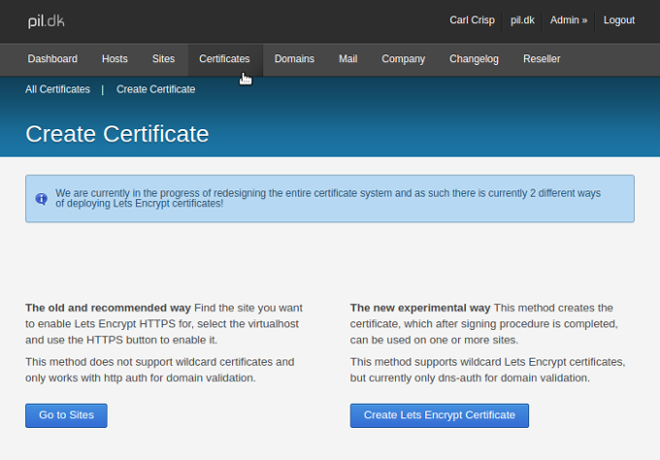 certificates